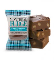 Chocolate fudge with nuts